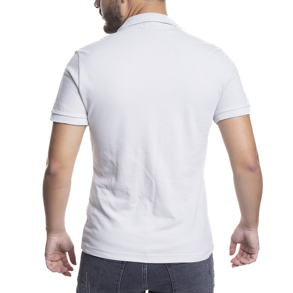 Depart Polo Shirt Homme Regular Gris 100% Coton