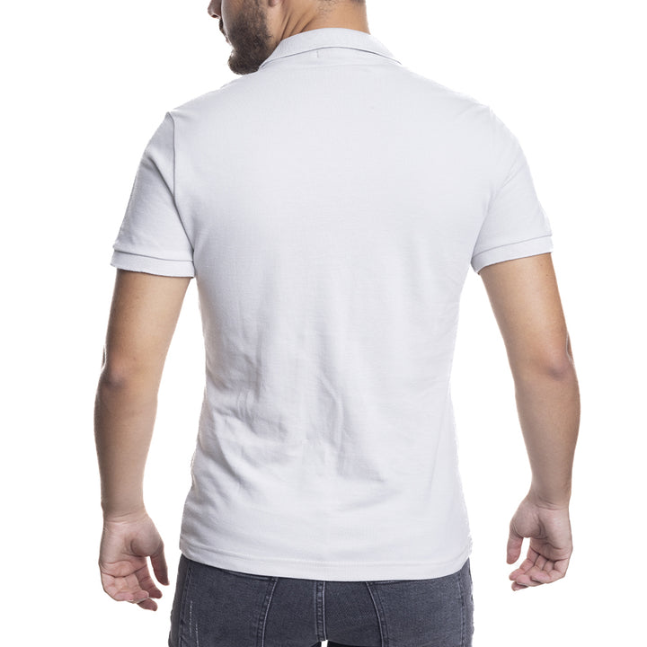 Depart Polo Shirt Homme Regular Gris 100% Coton