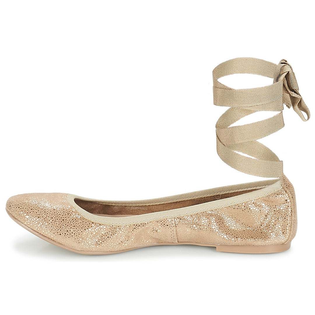 Andre Ballerines Femme Actee Beige