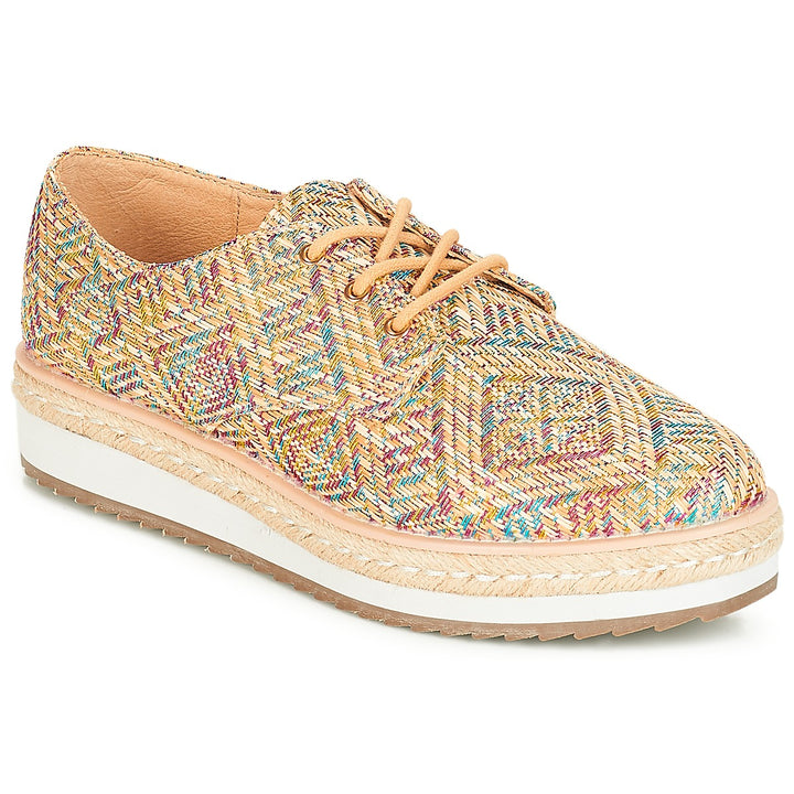 Andre Espadrilles Femme Harmonica Textile Beige