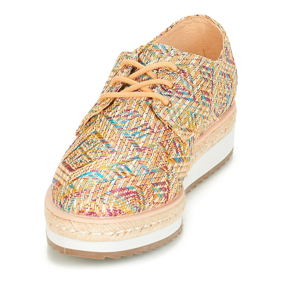 Andre Espadrilles Femme Harmonica Textile Beige