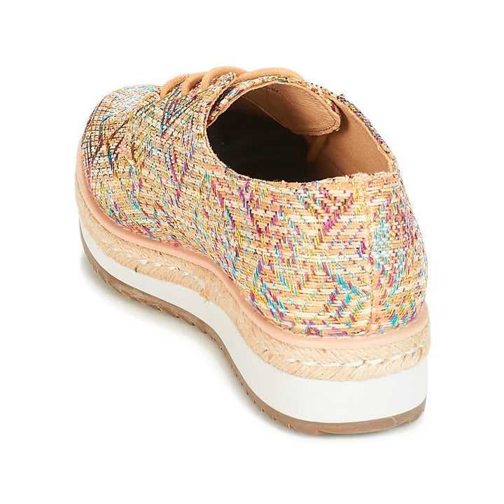 Andre Espadrilles Femme Harmonica Textile Beige