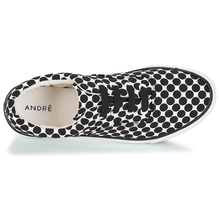 Andre Espadrilles Femme Fusion Textile Noire