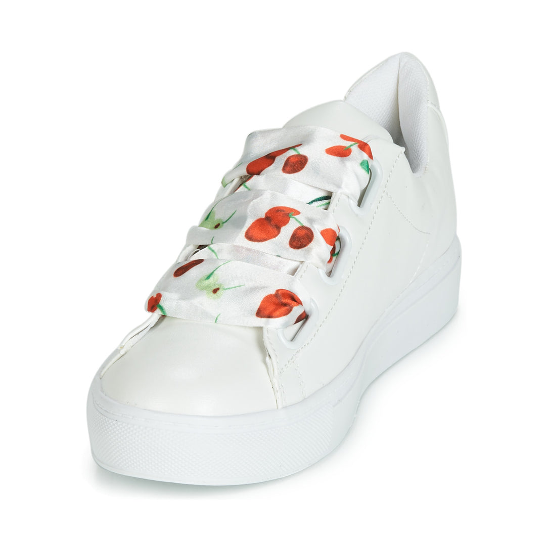 Andre Baskets Femme Solange Cuir Blanc