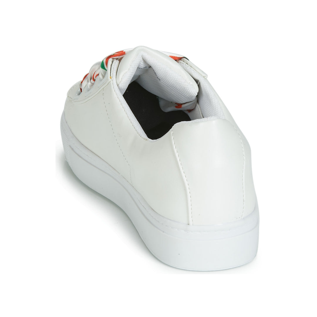 Andre Baskets Femme Solange Cuir Blanc