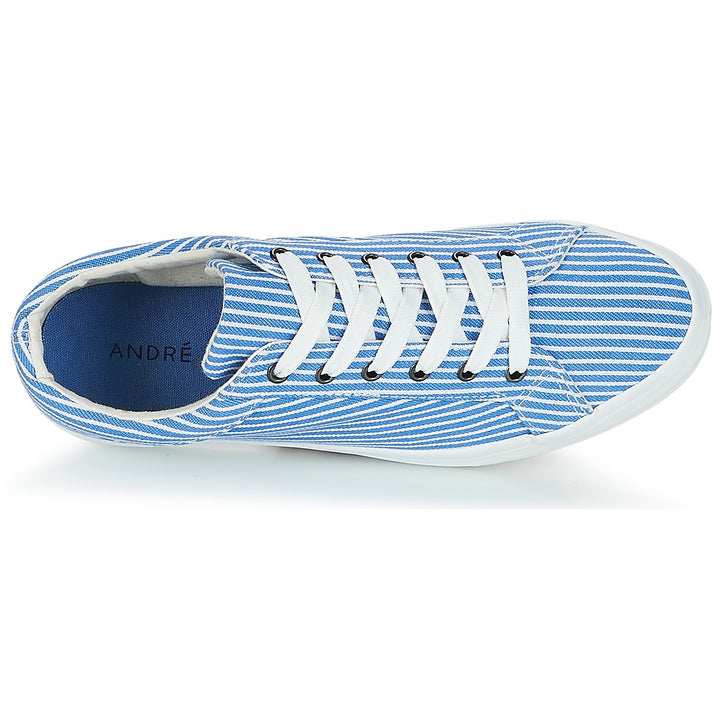 Andre Espadrilles Femme Sesame Textile Bleu