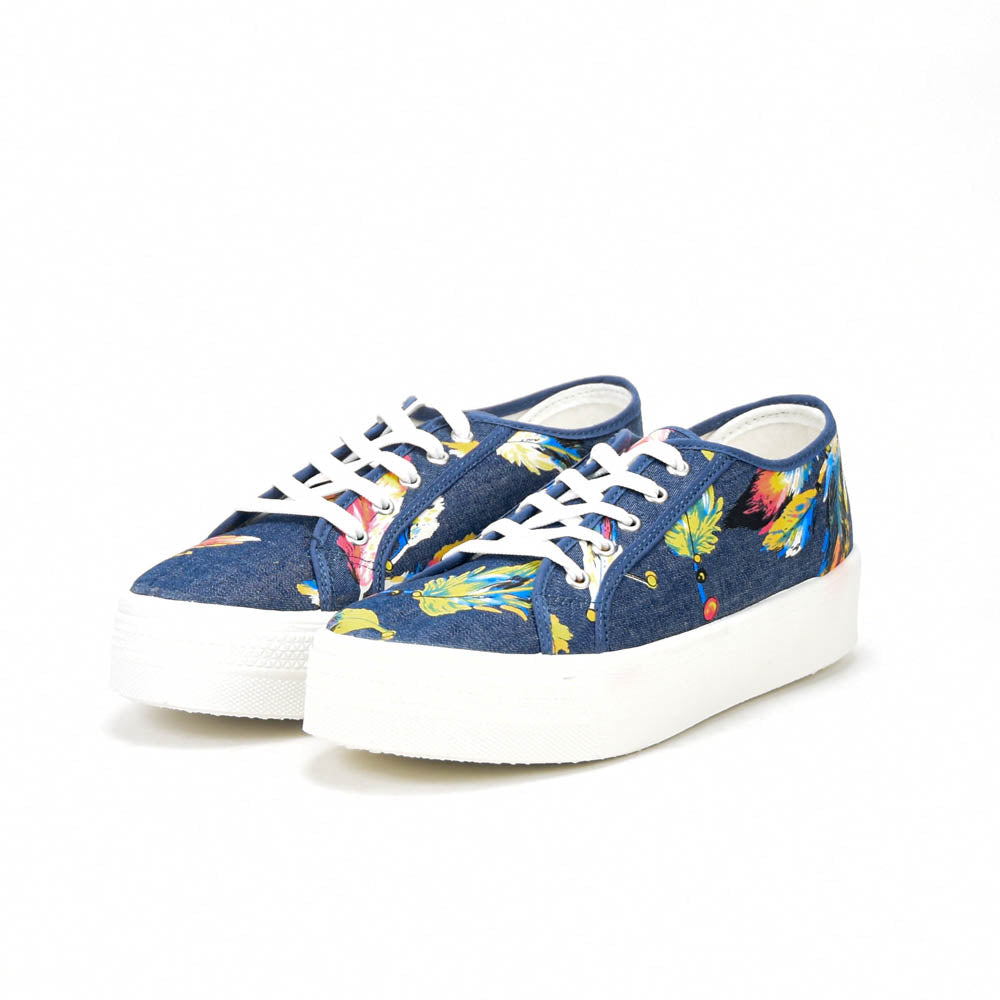 Andre Espadrilles Kite Jean Femme Bleu