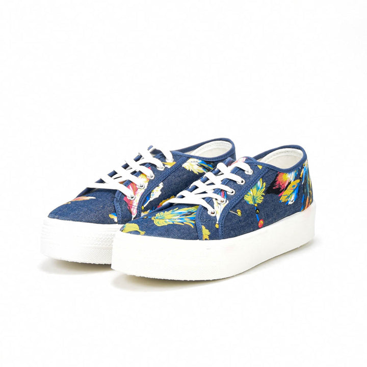 Andre Espadrilles Kite Jean Femme Bleu