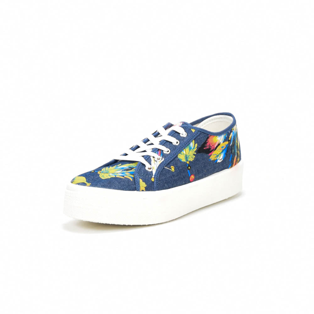 Andre Espadrilles Kite Jean Femme Bleu