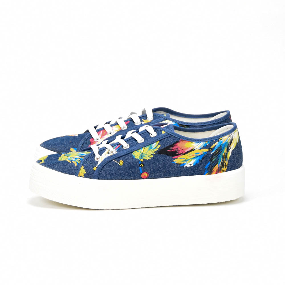 Andre Espadrilles Kite Jean Femme Bleu