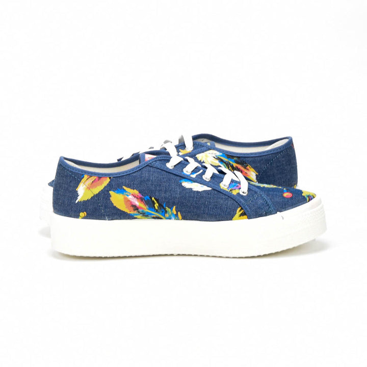 Andre Espadrilles Kite Jean Femme Bleu