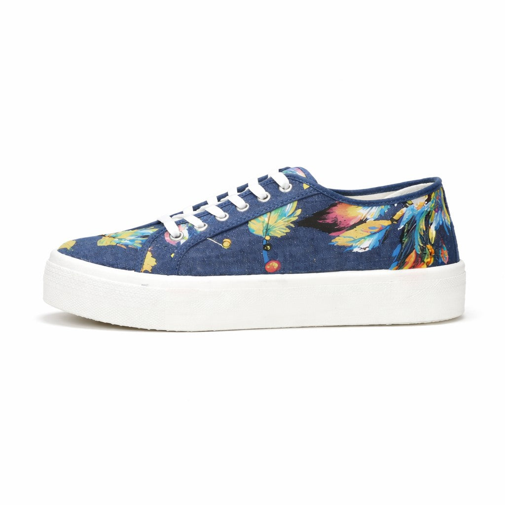 Andre Espadrilles Kite Jean Femme Bleu