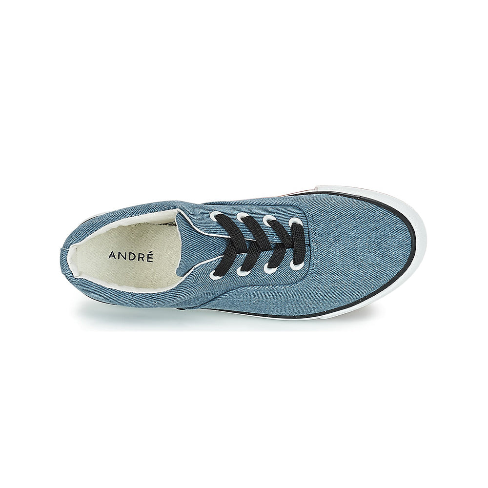 Andre Espadrilles Femme Fusion Textile Blu