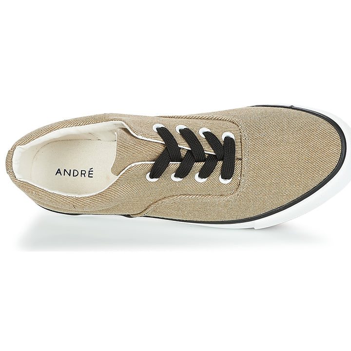 Andre Espadrilles Femme Fusion Textile Beige