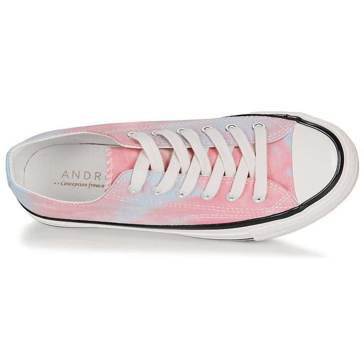 Andre Espadrilles Femme Happy Textile Couleur