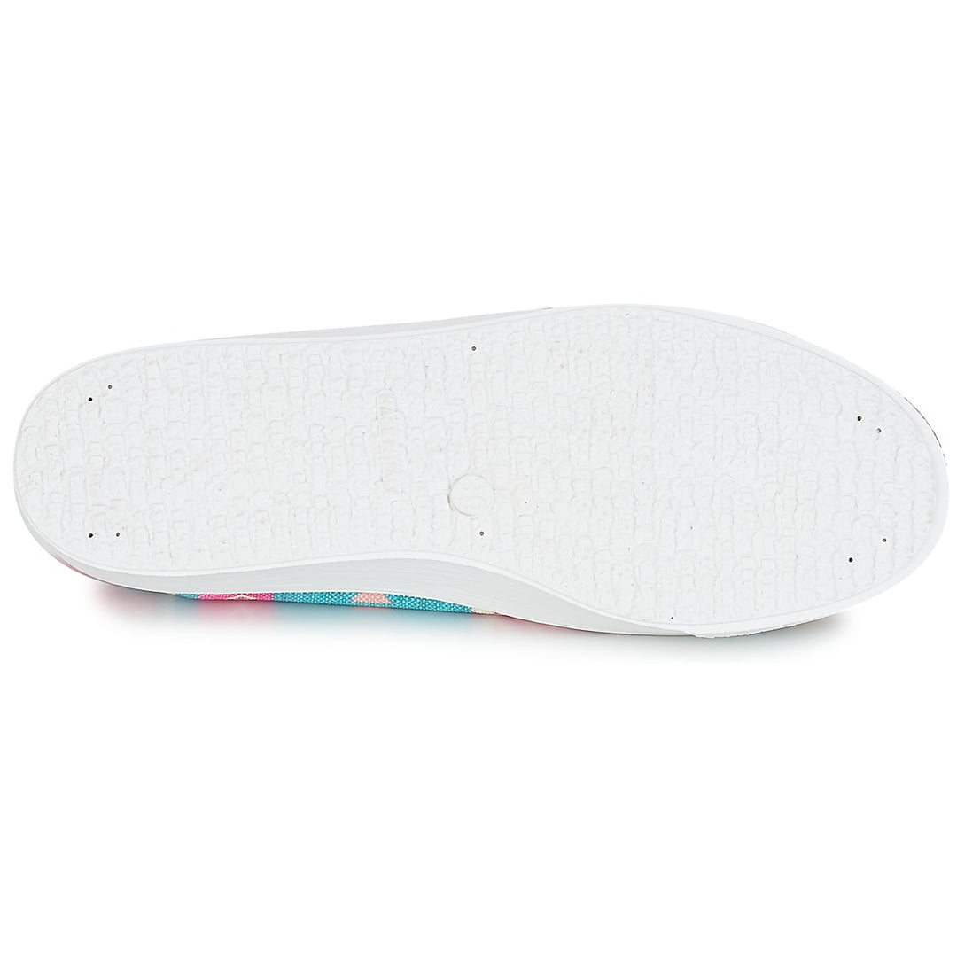 Andre Espadrilles Femme Textile Bleu Rose