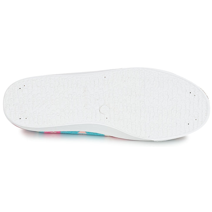 Andre Espadrilles Femme Textile Bleu Rose