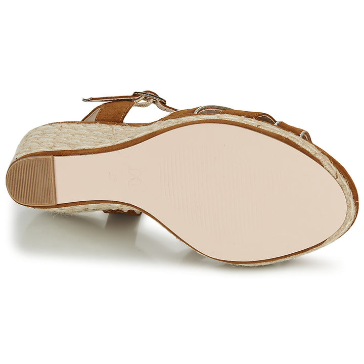 Andre Sandales Femme July Cuir Marron