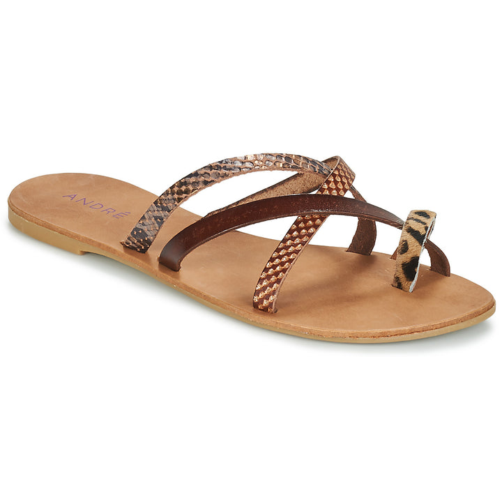 Andre Mules Femme Rye Marron