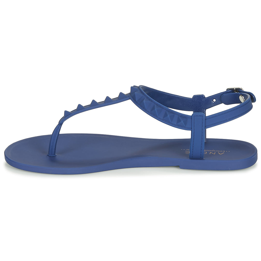 Andre Sandales Femme Hadewig Caoutchouc Bleu