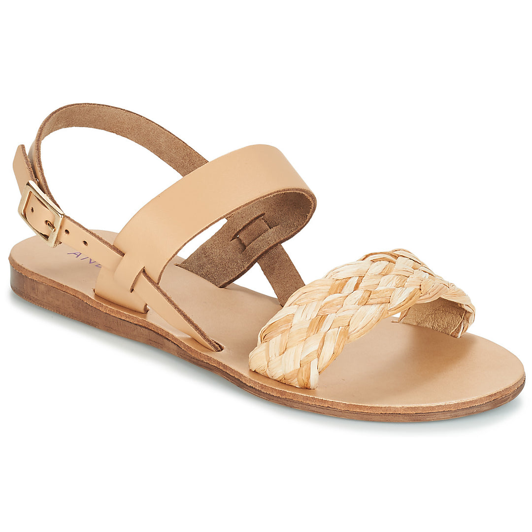 Andre Sandales Femme Ramatuella Beige