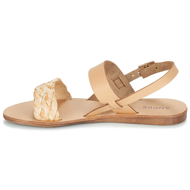 Andre Sandales Femme Ramatuella Beige