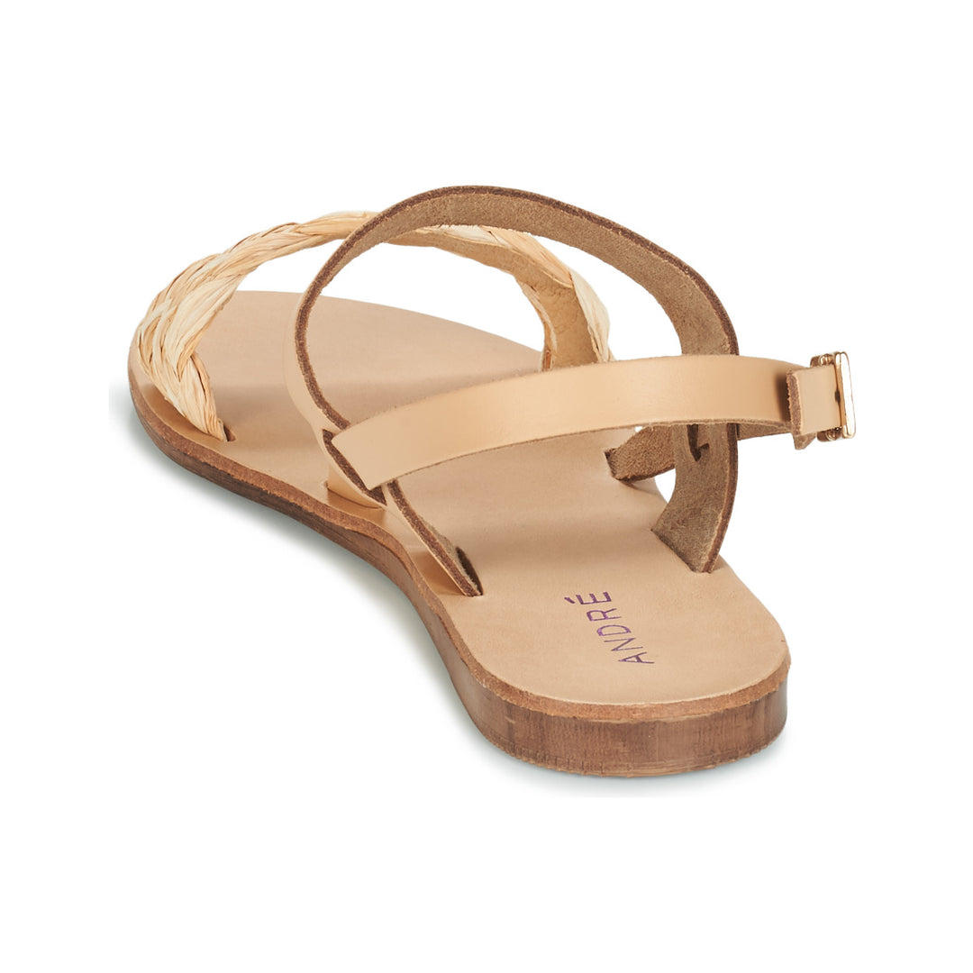 Andre Sandales Femme Ramatuella Beige