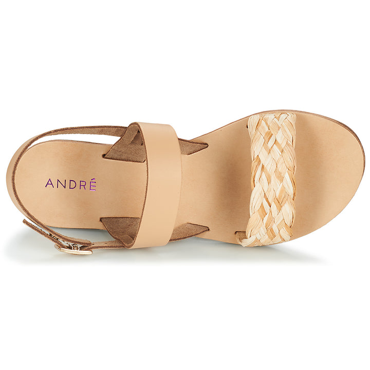 Andre Sandales Femme Ramatuella Beige
