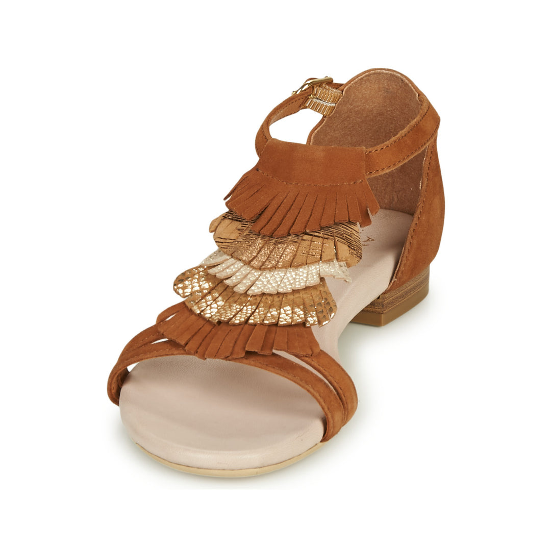 Andre Sandales Femme Briana Daim Marron