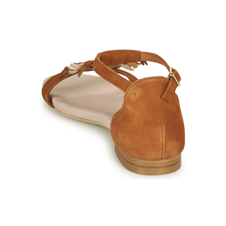 Andre Sandales Femme Briana Daim Marron