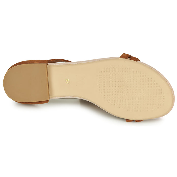Andre Sandales Femme Briana Daim Marron