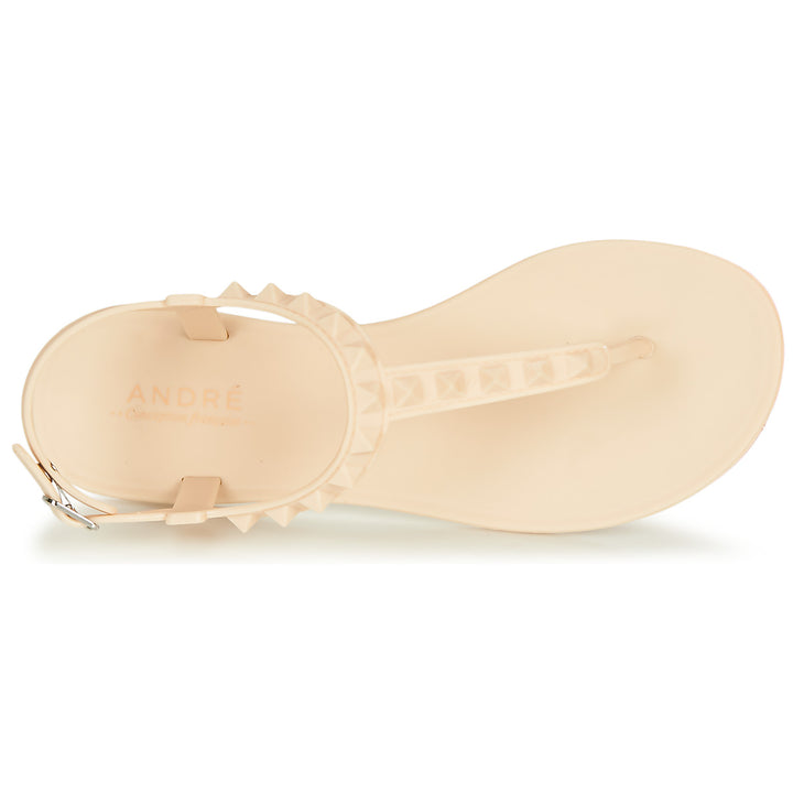 Andre Sandales Femme Hadewig Caoutchouc Beige