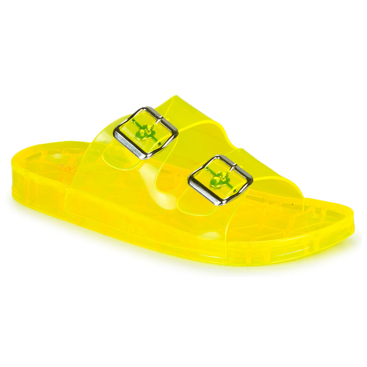 Andre Mules De Plage Femme En Caoutchouc Jaune