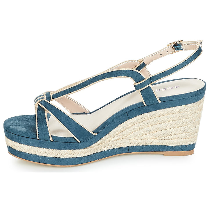 Andre Sandales Femme Tempo Bleu