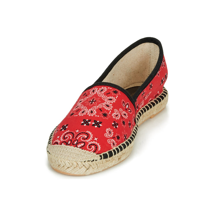 Andre Espadrilles Femme Hadriana Textile Rouge