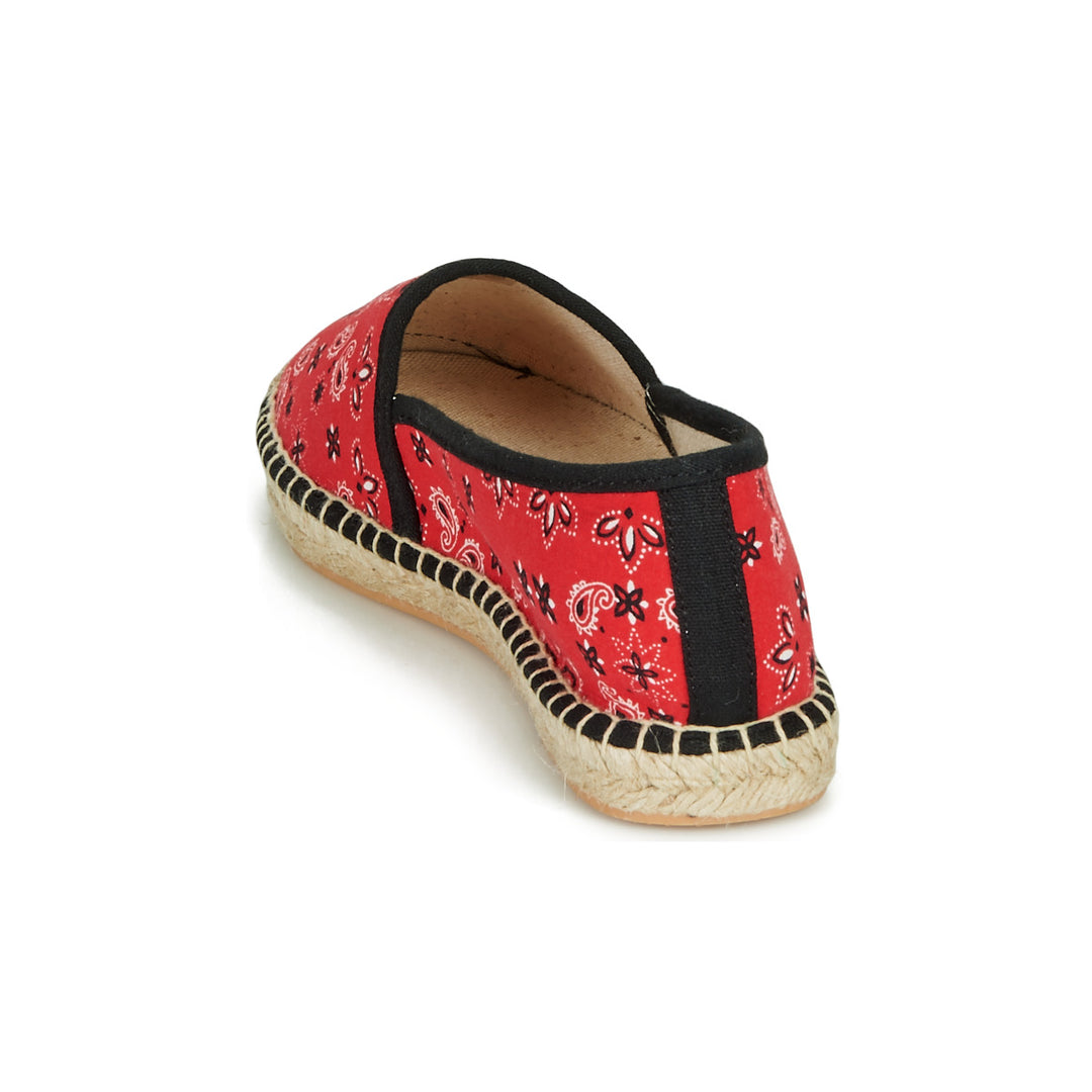Andre Espadrilles Femme Hadriana Textile Rouge