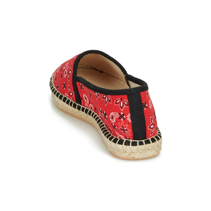 Andre Espadrilles Femme Hadriana Textile Rouge