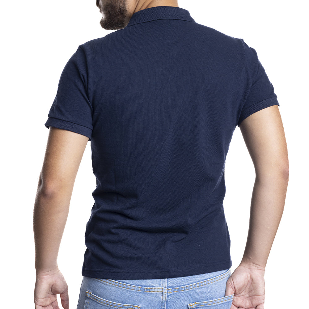 Depart Polo Shirt Homme Regular Navy 100% Coton