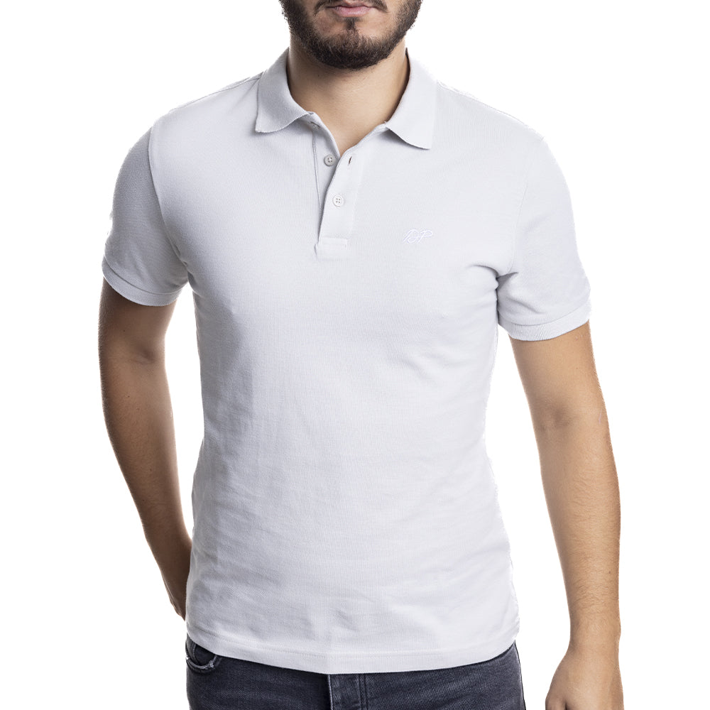 Depart Polo Shirt Homme Regular Gris 100% Coton