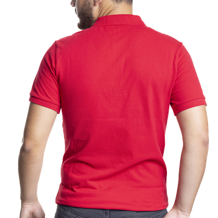 Depart Polo Shirt Homme Regular Rouge 100% Coton