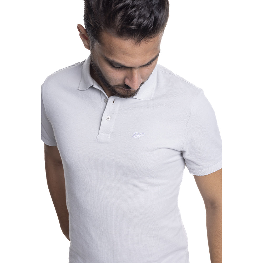 Depart Polo Shirt Homme Regular Gris 100% Coton