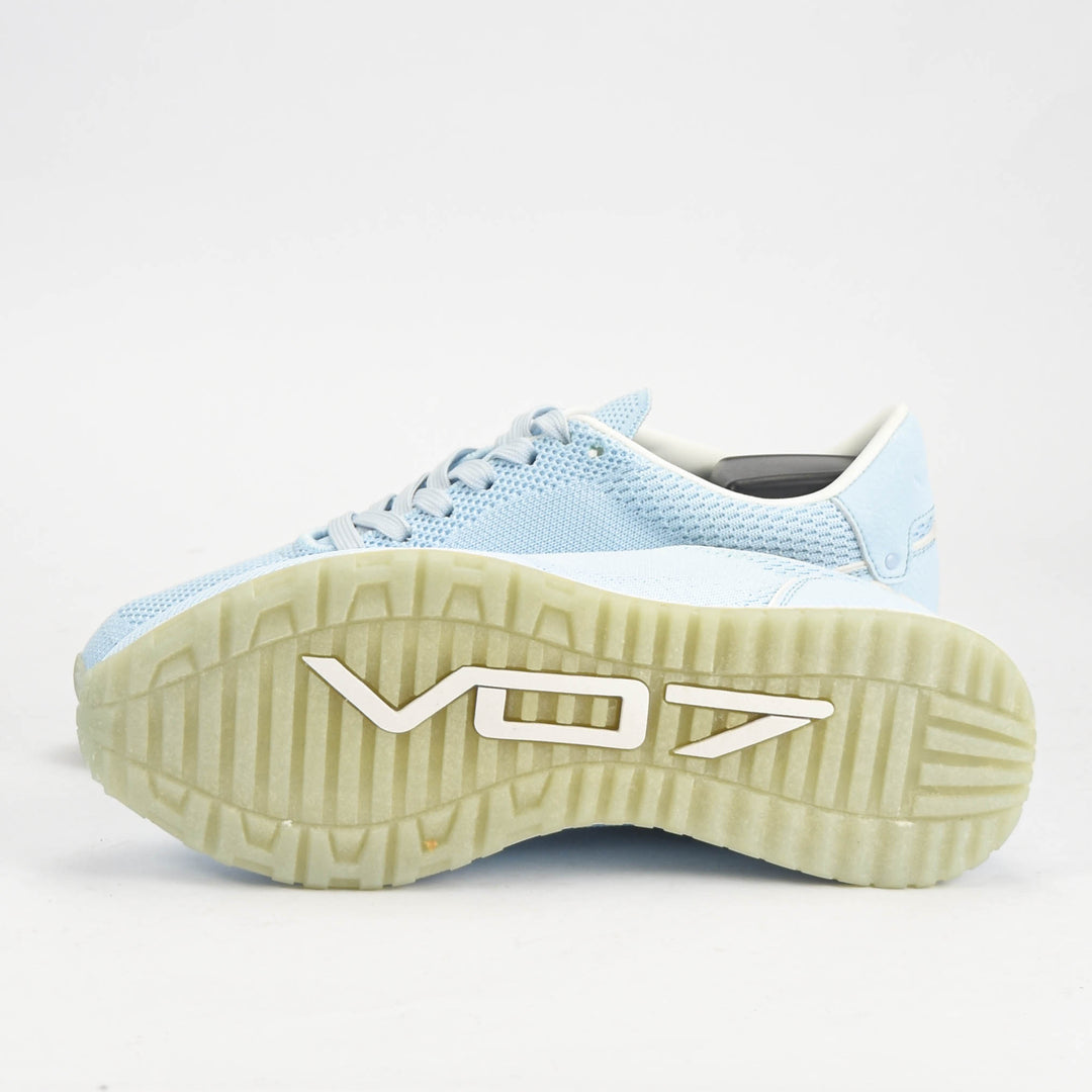 Vo7 Basket Milan Knit Homme Azur