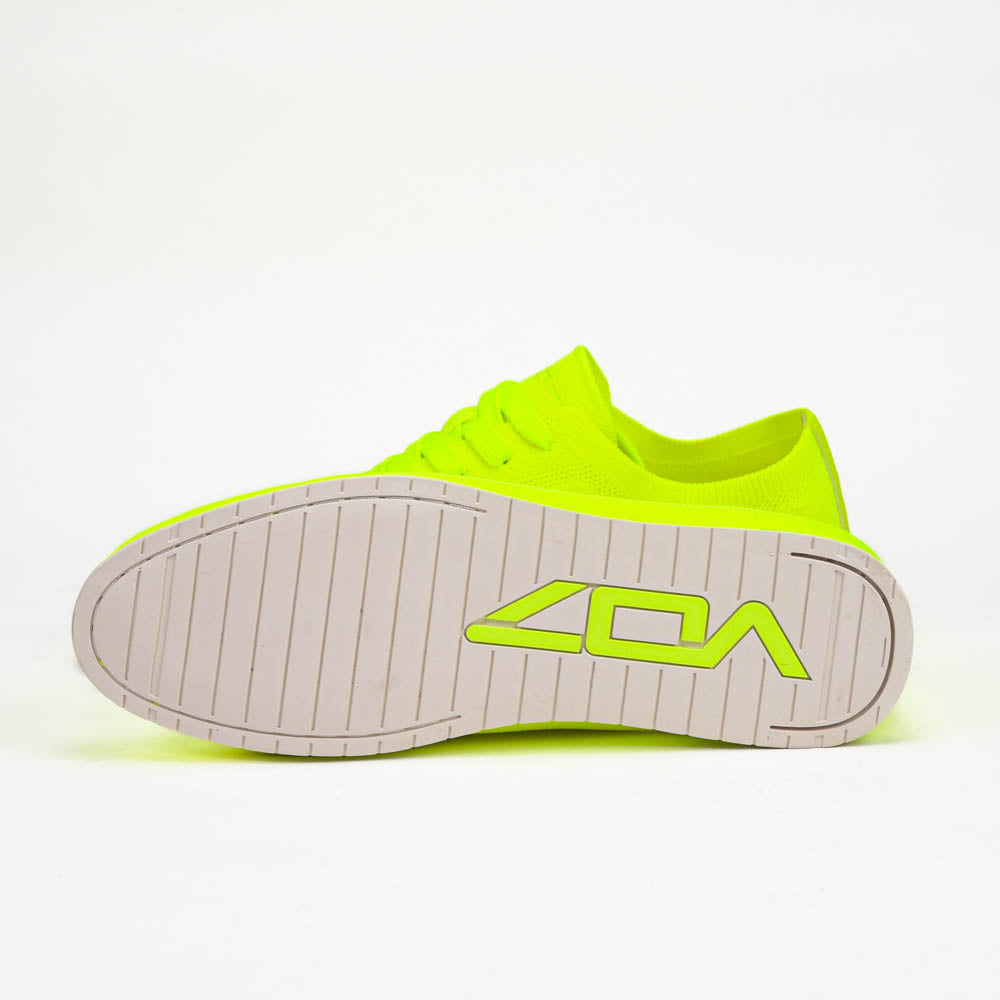 Vo7 Basket Yacht Knit Homme Fluo