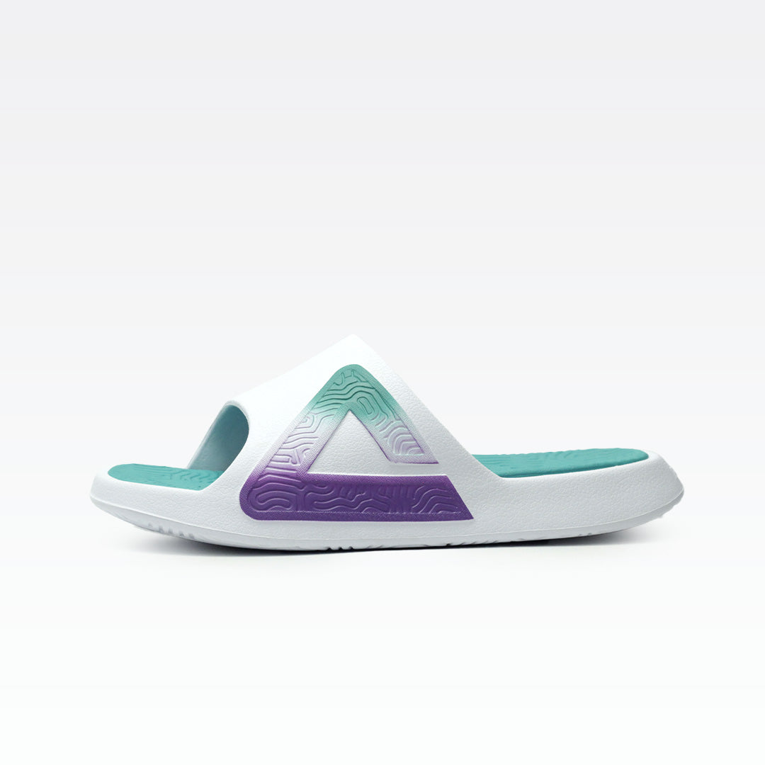 Peak Taichi Slippers White/Bright Turquoise