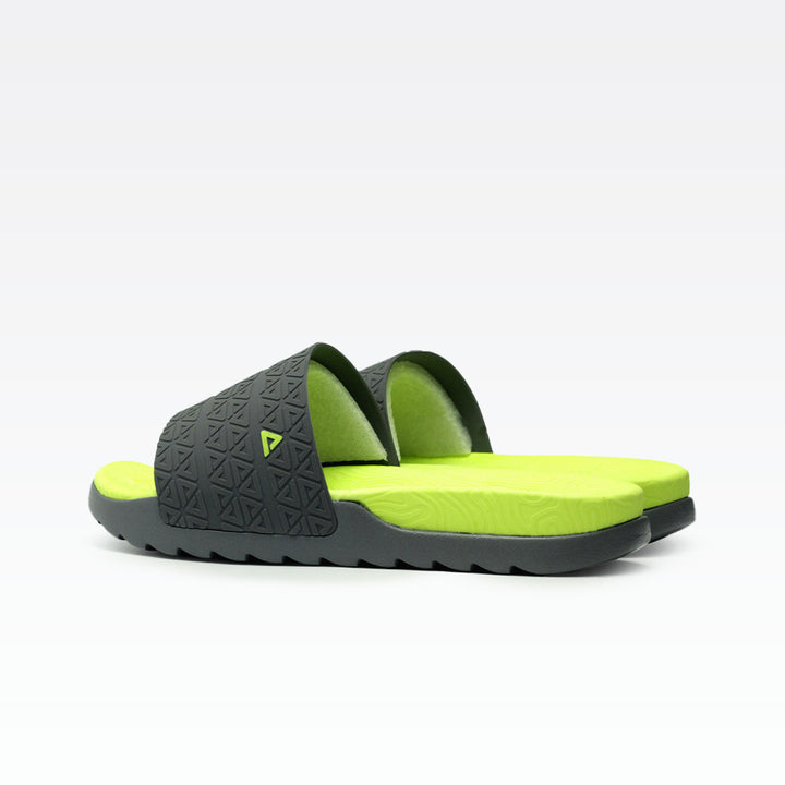 Peak Taichi Tachi Slippers Dk.Grey/Fluorescent Yellow