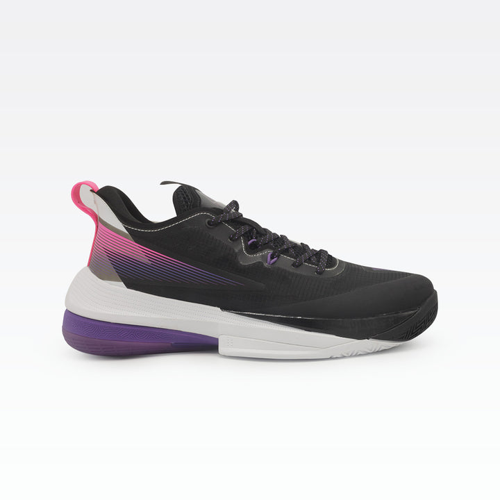 Peak Basketball Shoes Black Lakers Purple