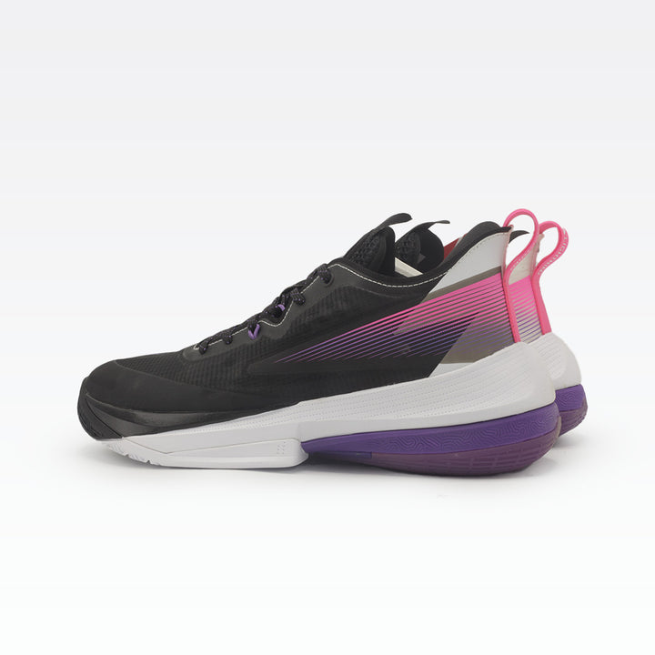 Peak Basketball Shoes Black Lakers Purple