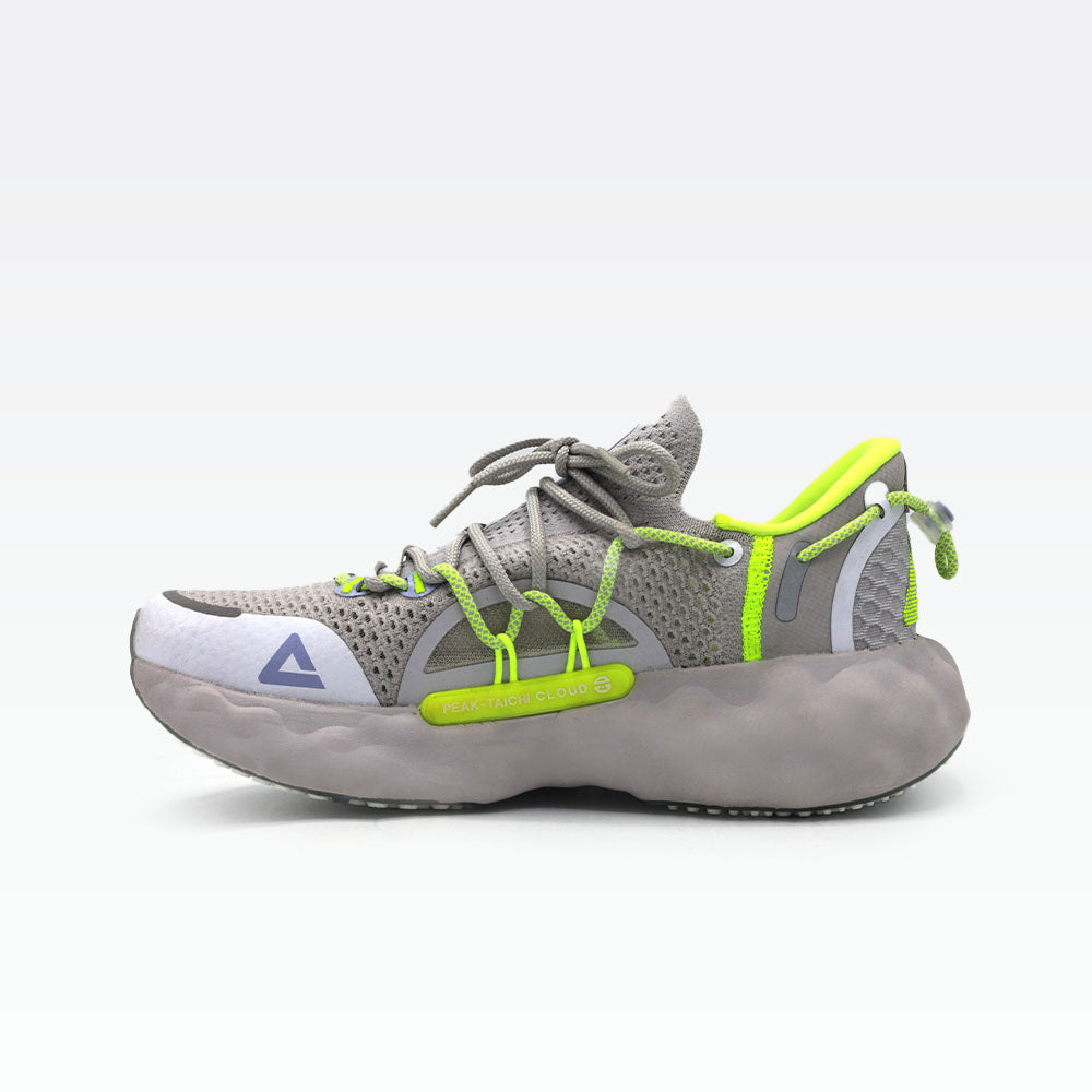 Peak Taichi Cloud R1 Light Grey Fluorescent Yellow