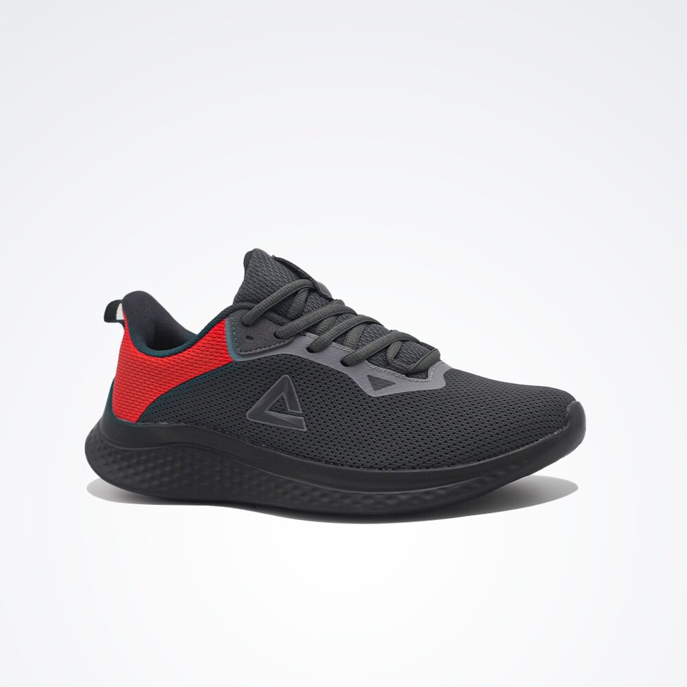 Peak Running Shoes DK.Grey Black Red
