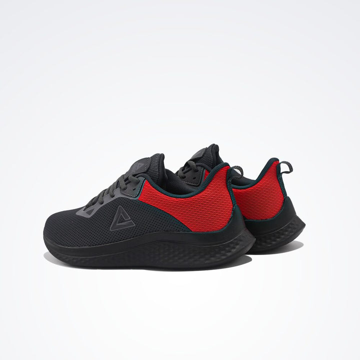 Peak Running Shoes DK.Grey Black Red